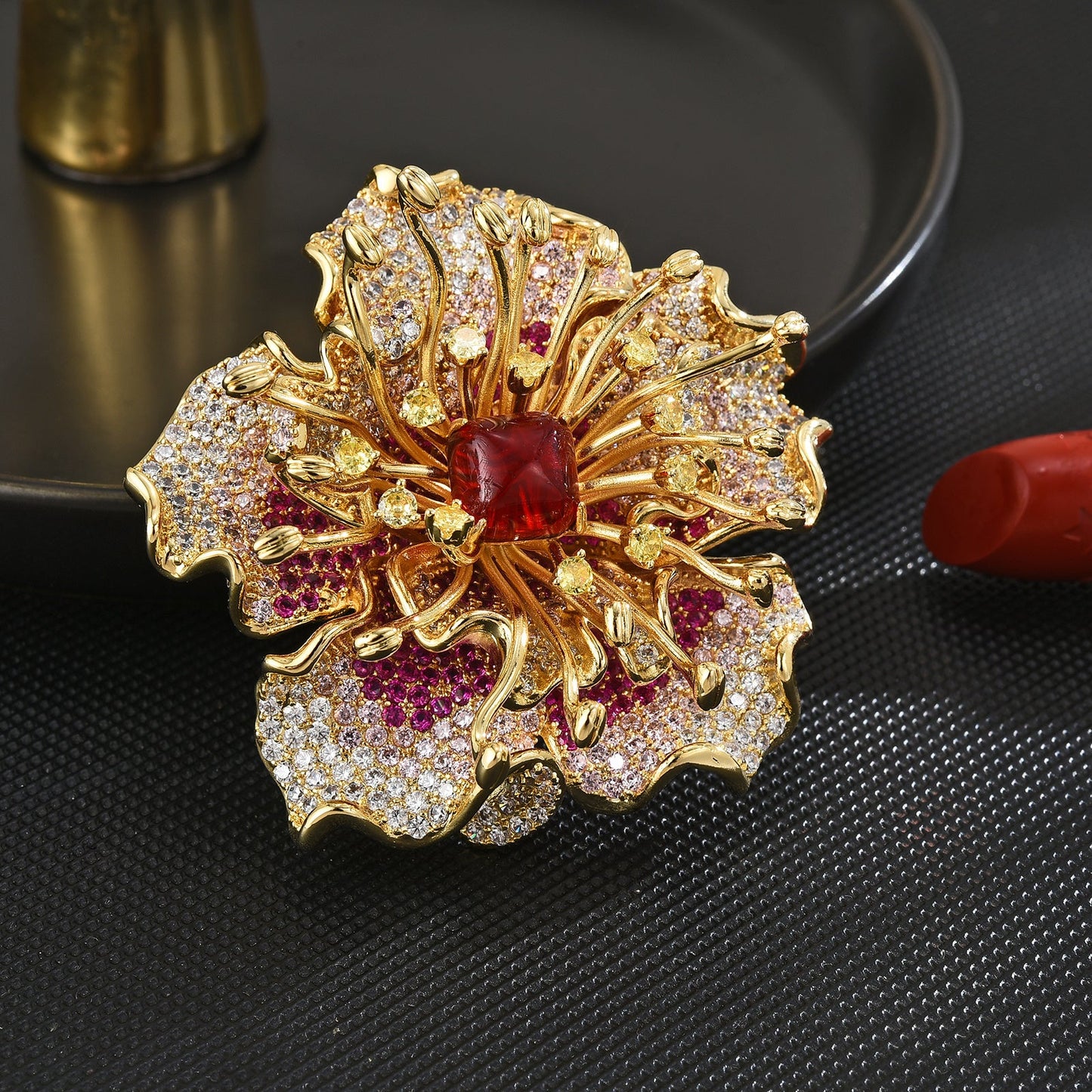 AILONMEI Floral Series Brooch Jewelry For Woman Fashion, Large Costume Broches & Pins Christmas Gift