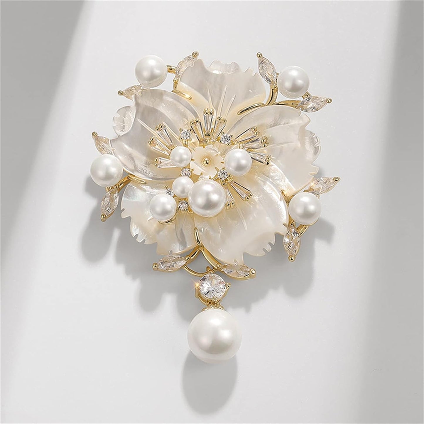 AILONMEI Serie Floral Broche Joyería Para Mujer 